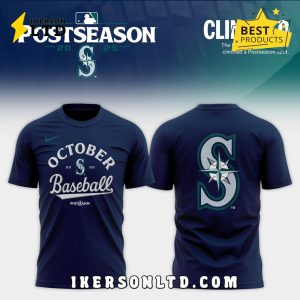 New Seattle Mariners 2025 MLB Postseason Hoodie