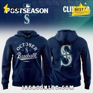 New Seattle Mariners 2025 MLB Postseason Hoodie