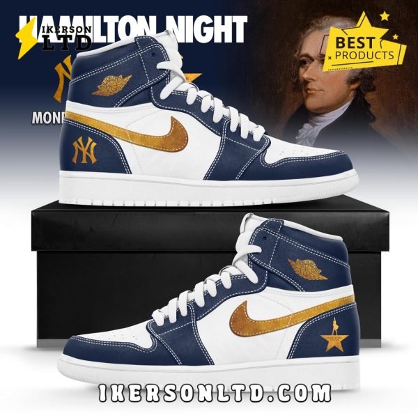 New York Yankees MLB x Hamilton Night 2025 Air Jordan 1 Sneaker