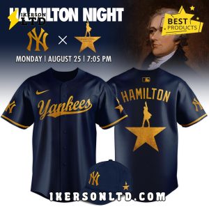 New York Yankees MLB x Hamilton Night 2025 Limited Edition Jersey