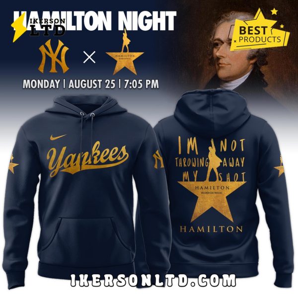 New York Yankees MLB x Hamilton Night 2025 Special Hoodie