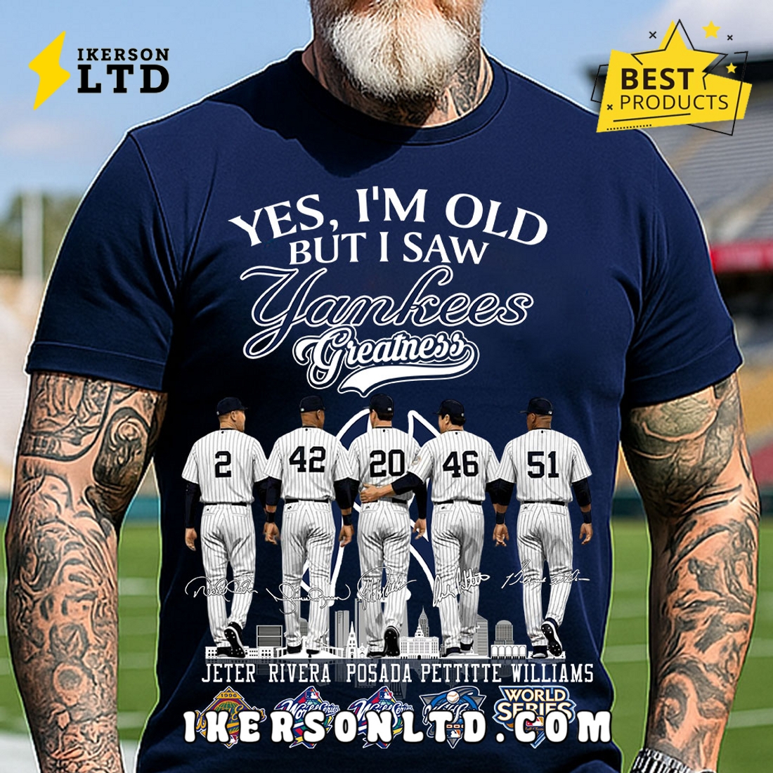 Newyork Yankees Derek Jeter Mariano Rivera Jorge Posada Andy Pettitte Bernie Williams T-Shirt Newyork Yankees Derek Jeter Mariano Rivera Jorge Posada Andy Pettitte Bernie Williams T-Shirt