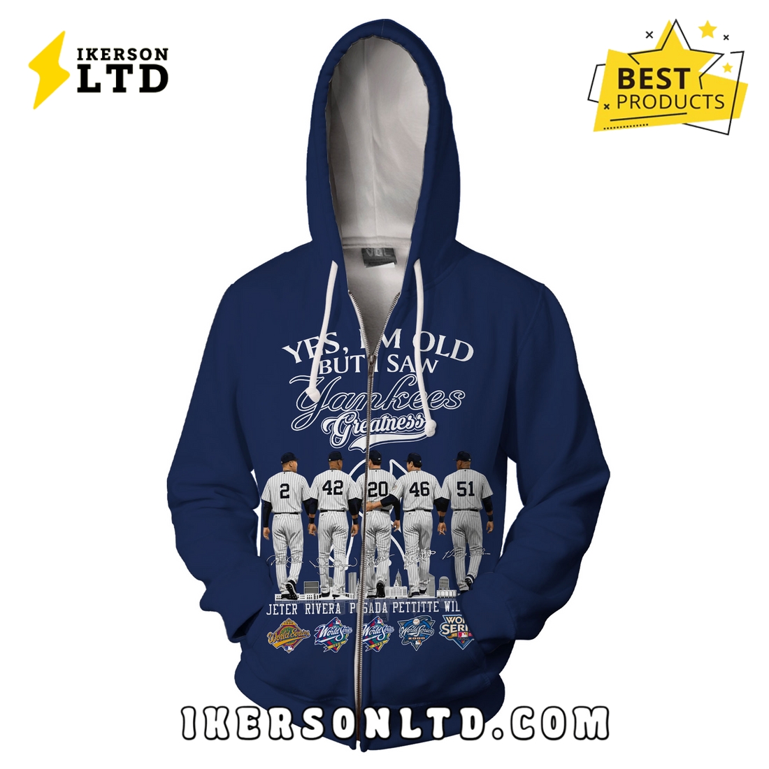 Newyork Yankees Derek Jeter Mariano Rivera Jorge Posada Andy Pettitte Bernie Williams T-Shirt Newyork Yankees Derek Jeter Mariano Rivera Jorge Posada Andy Pettitte Bernie Williams T-Shirt