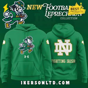 Notre Dame Fighting Irish Leprechaun 2025 Hoodie, Long Pants Notre Dame Fighting Irish Leprechaun 2025 Hoodie, Long Pants