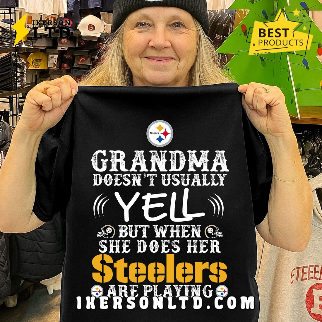 Pittsburgh Steelers Grandma Doesn’t Usaually Yell T-Shirt Pittsburgh Steelers Grandma Doesn’t Usaually Yell T-Shirt