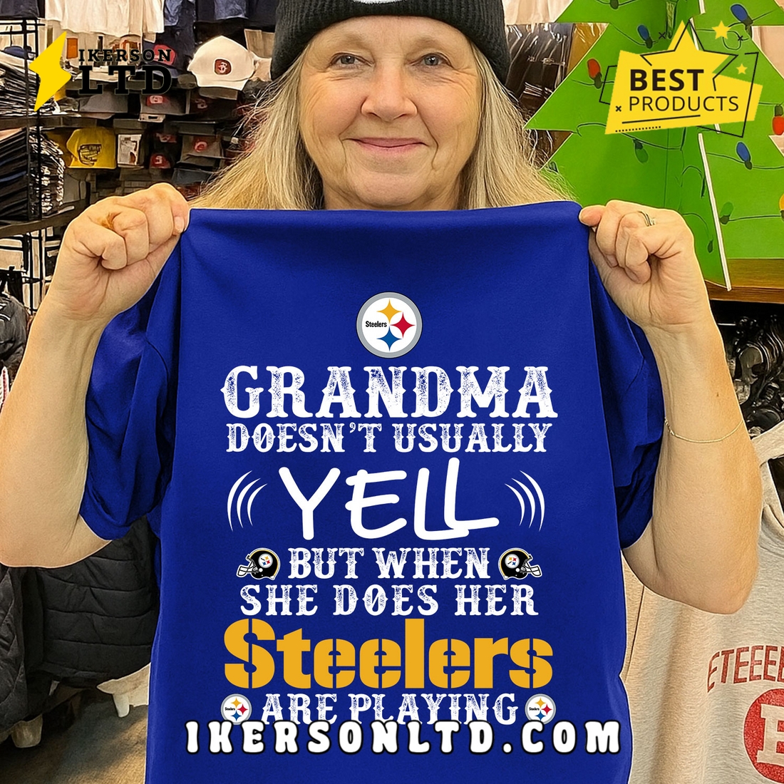 Pittsburgh Steelers Grandma Doesn’t Usaually Yell T-Shirt Pittsburgh Steelers Grandma Doesn’t Usaually Yell T-Shirt
