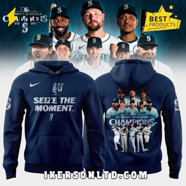 Seattle Mariners “Seize The Moment” 2025 Hoodie