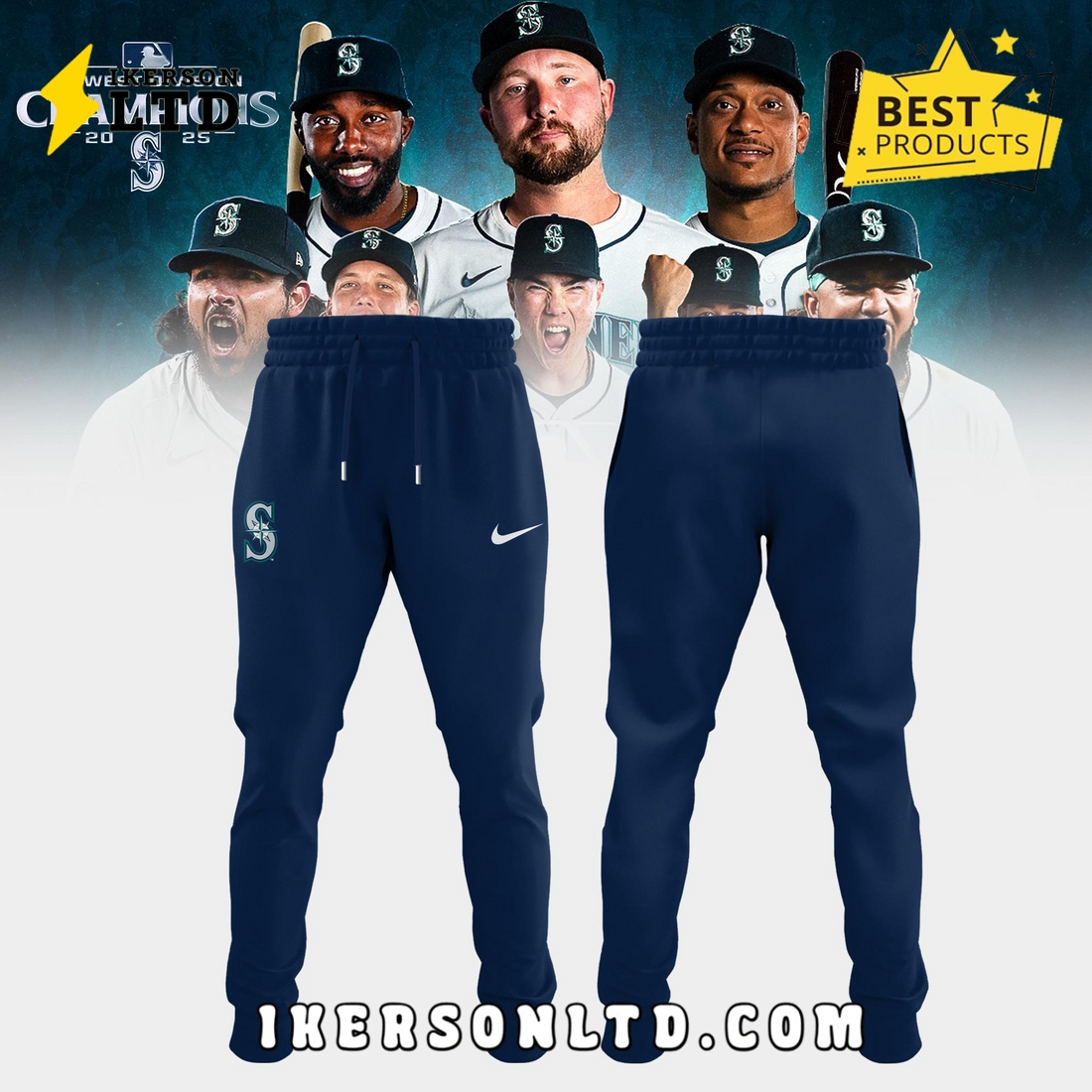 Seattle Mariners “Seize The Moment” 2025 Hoodie, Long Pants Seattle Mariners “Seize The Moment” 2025 Hoodie, Long Pants