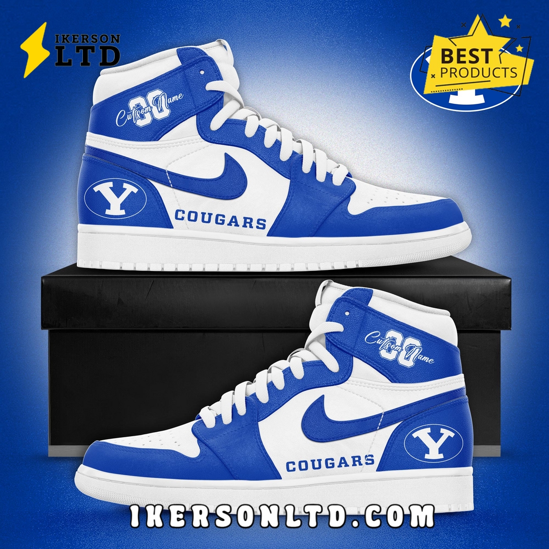 Special Edition BYU Cougars 2025 Air Jordan 1 Shoes Special Edition BYU Cougars 2025 Air Jordan 1 Shoes