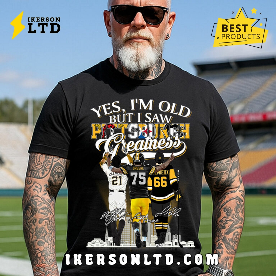 Yes, I’m Old But I Pittsburgh Greatness Tee Shirt Yes, I’m Old But I Pittsburgh Greatness Tee Shirt