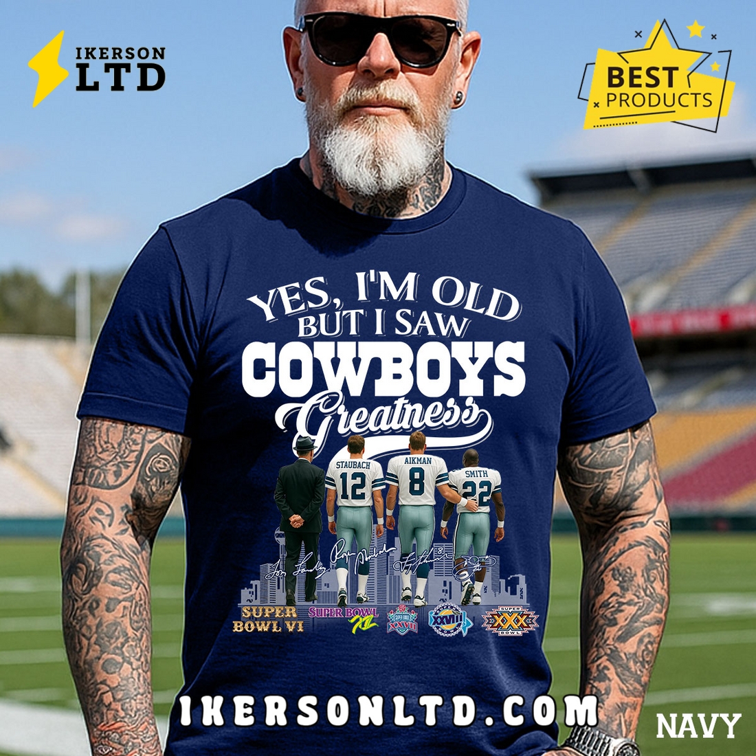 Yes, I’m Old But I Saw Dallas Cowboys Greatness Legends T-Shirt Yes, I’m Old But I Saw Dallas Cowboys Greatness Legends T-Shirt