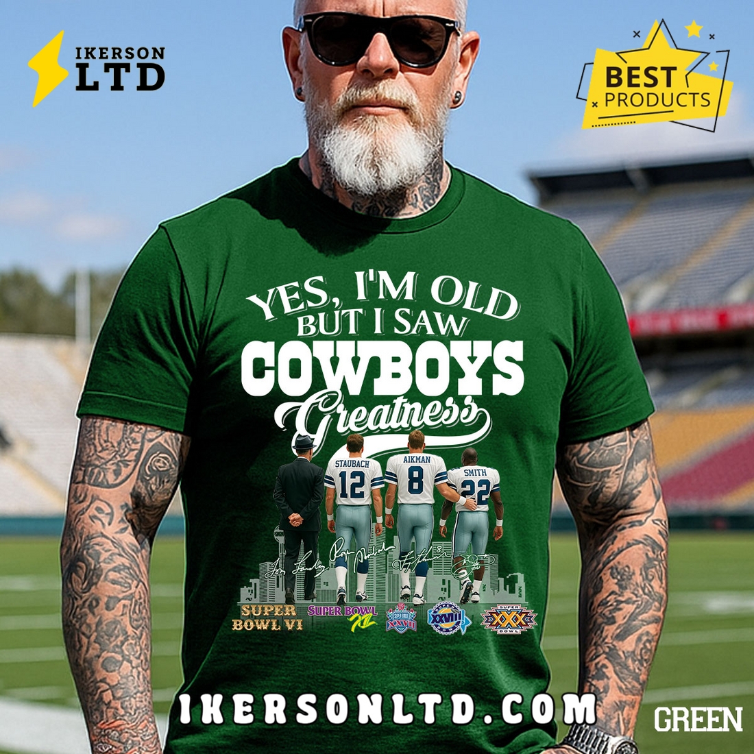 Yes, I’m Old But I Saw Dallas Cowboys Greatness Legends T-Shirt Yes, I’m Old But I Saw Dallas Cowboys Greatness Legends T-Shirt