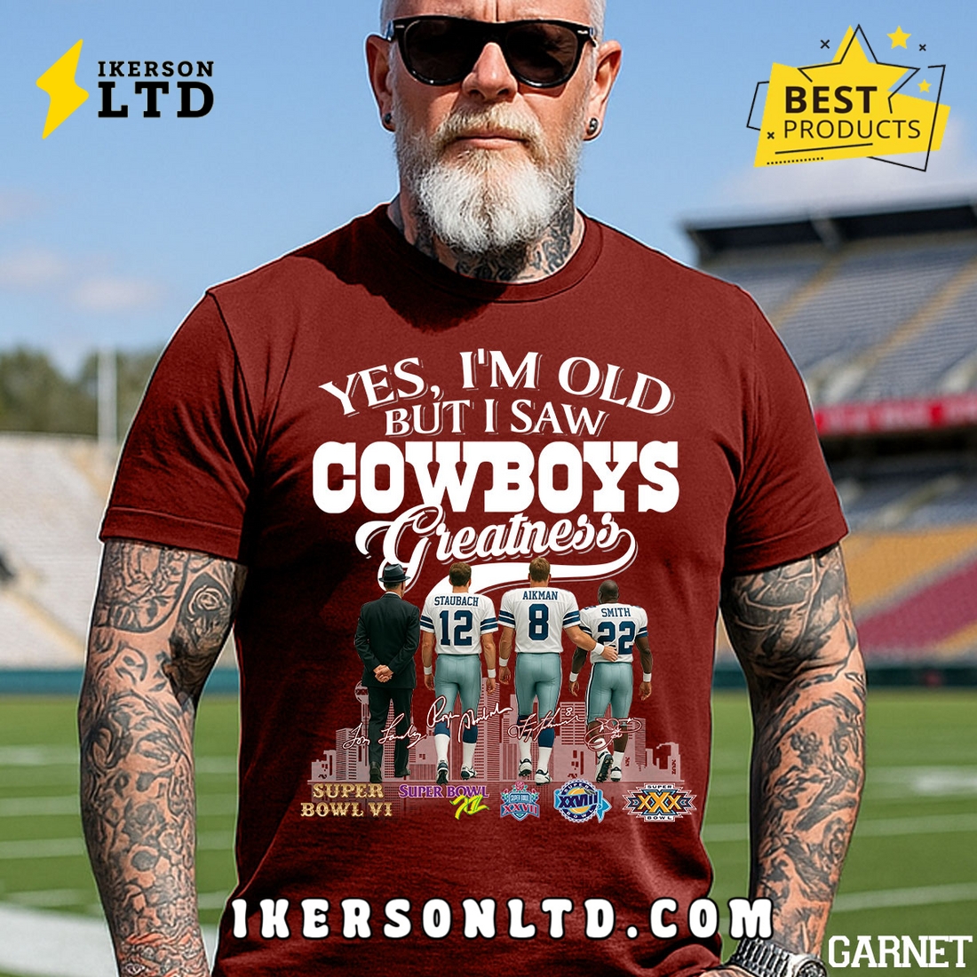 Yes, I’m Old But I Saw Dallas Cowboys Greatness Legends T-Shirt Yes, I’m Old But I Saw Dallas Cowboys Greatness Legends T-Shirt