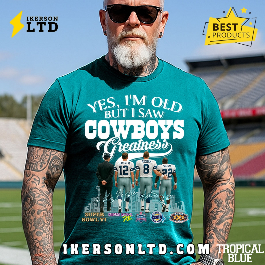 Yes, I’m Old But I Saw Dallas Cowboys Greatness Legends T-Shirt Yes, I’m Old But I Saw Dallas Cowboys Greatness Legends T-Shirt