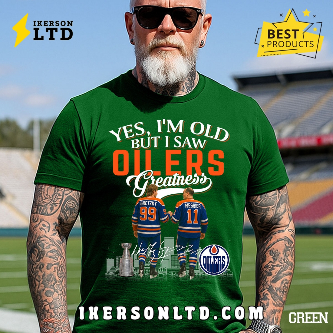 Yes, I’m Old But I Saw Edmonton Oilers Greatness Legends T-Shirt Yes, I’m Old But I Saw Edmonton Oilers Greatness Legends T-Shirt