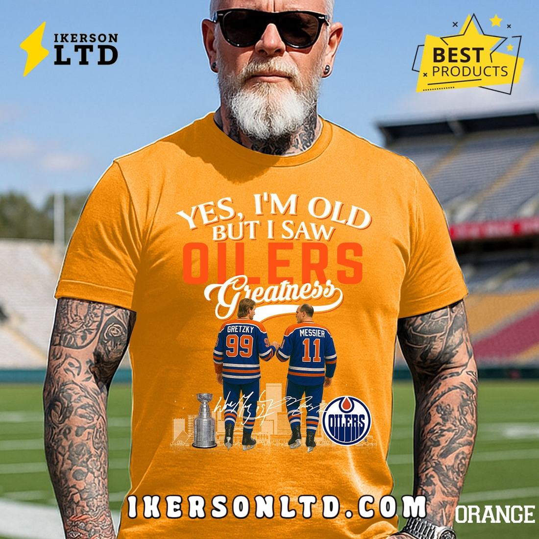 Yes, I’m Old But I Saw Edmonton Oilers Greatness Legends T-Shirt Yes, I’m Old But I Saw Edmonton Oilers Greatness Legends T-Shirt