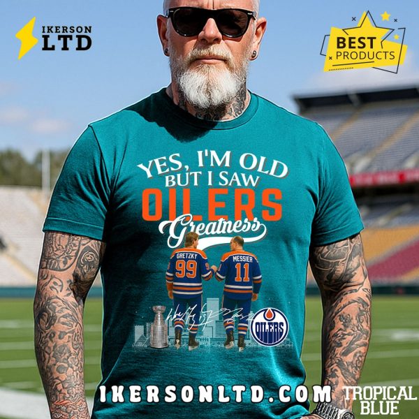 Yes, I’m Old But I Saw Edmonton Oilers Greatness Legends T-Shirt