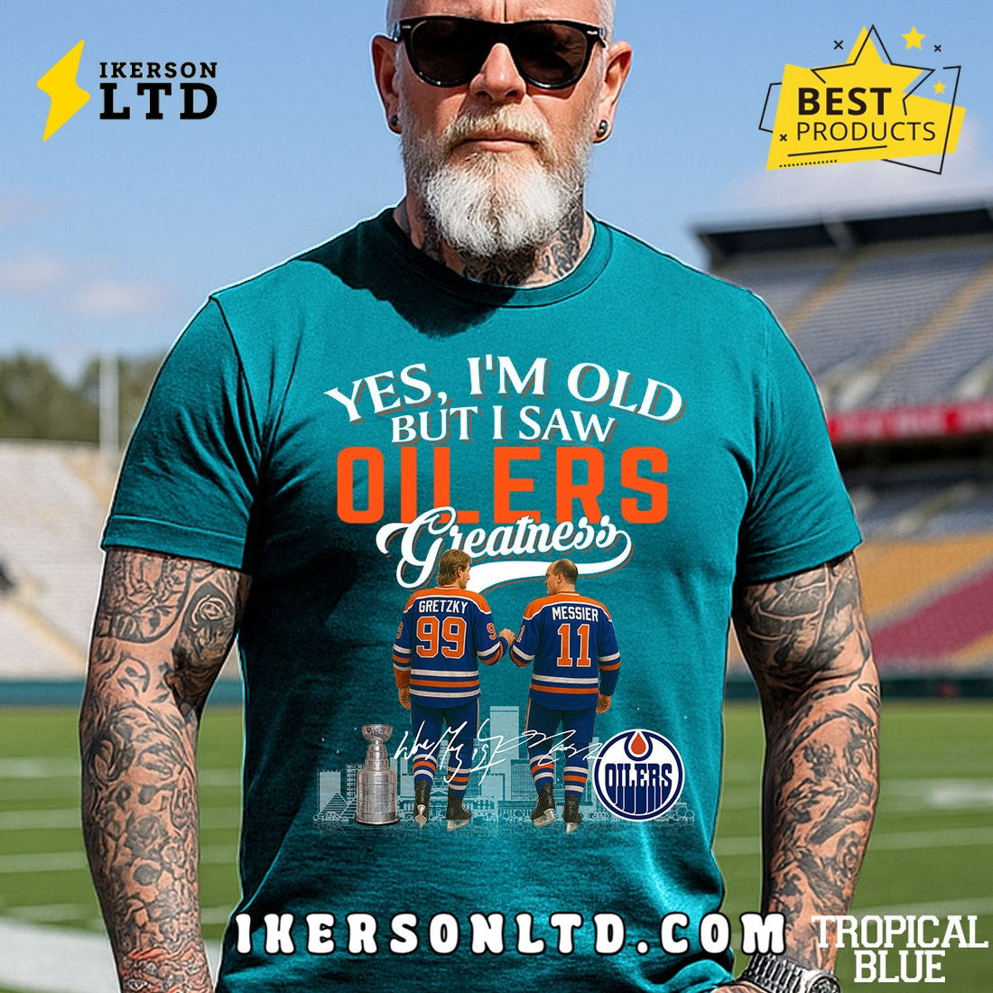 Yes, I’m Old But I Saw Edmonton Oilers Greatness Legends T-Shirt Yes, I’m Old But I Saw Edmonton Oilers Greatness Legends T-Shirt