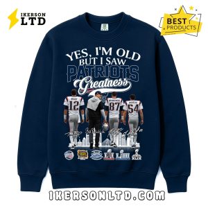 Yes, I’m Old But I Saw Greatness Patriots T-Shirt Yes, I’m Old But I Saw Greatness Patriots T-Shirt