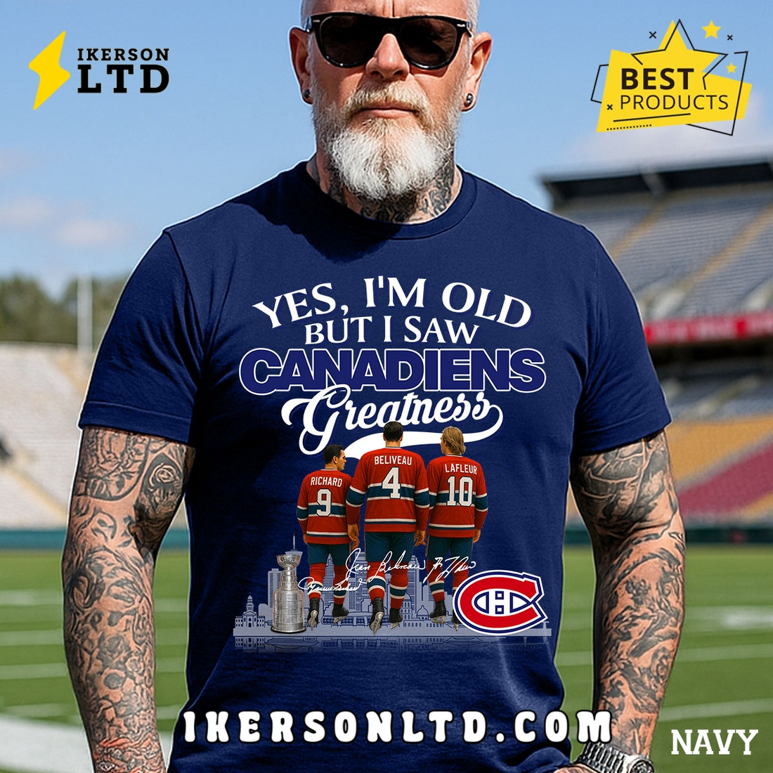 Yes, I’m Old But I Saw Montreal Canadiens Greatness Legends T-Shirt Yes, I’m Old But I Saw Montreal Canadiens Greatness Legends T-Shirt
