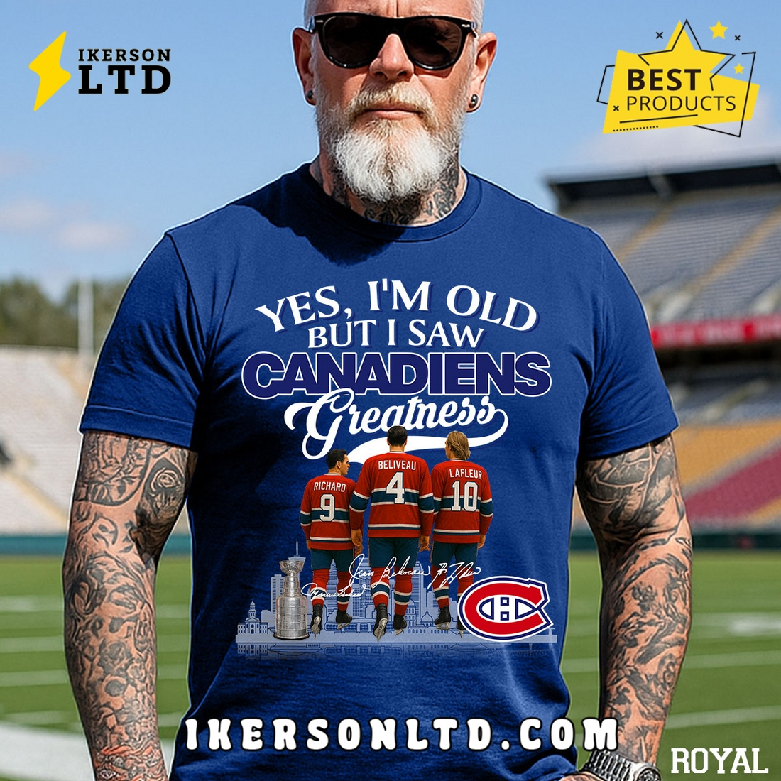 Yes, I’m Old But I Saw Montreal Canadiens Greatness Legends T-Shirt Yes, I’m Old But I Saw Montreal Canadiens Greatness Legends T-Shirt