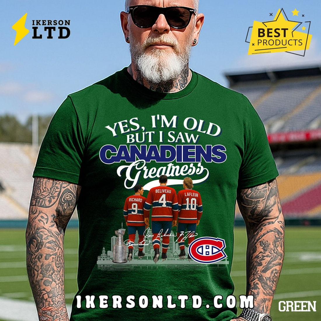 Yes, I’m Old But I Saw Montreal Canadiens Greatness Legends T-Shirt Yes, I’m Old But I Saw Montreal Canadiens Greatness Legends T-Shirt
