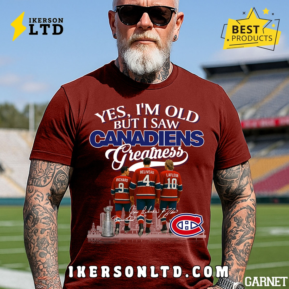 Yes, I’m Old But I Saw Montreal Canadiens Greatness Legends T-Shirt Yes, I’m Old But I Saw Montreal Canadiens Greatness Legends T-Shirt