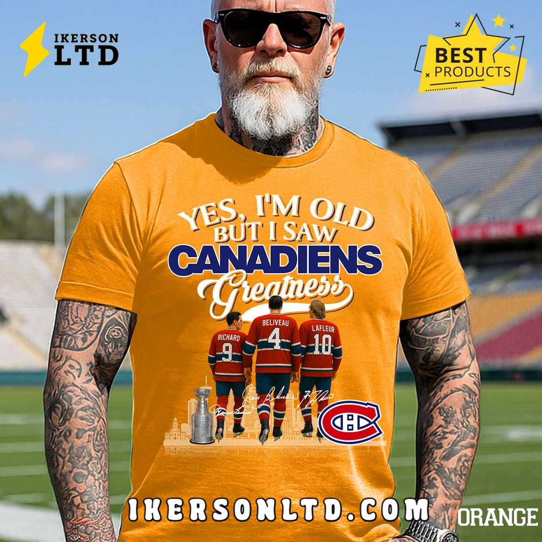 Yes, I’m Old But I Saw Montreal Canadiens Greatness Legends T-Shirt Yes, I’m Old But I Saw Montreal Canadiens Greatness Legends T-Shirt