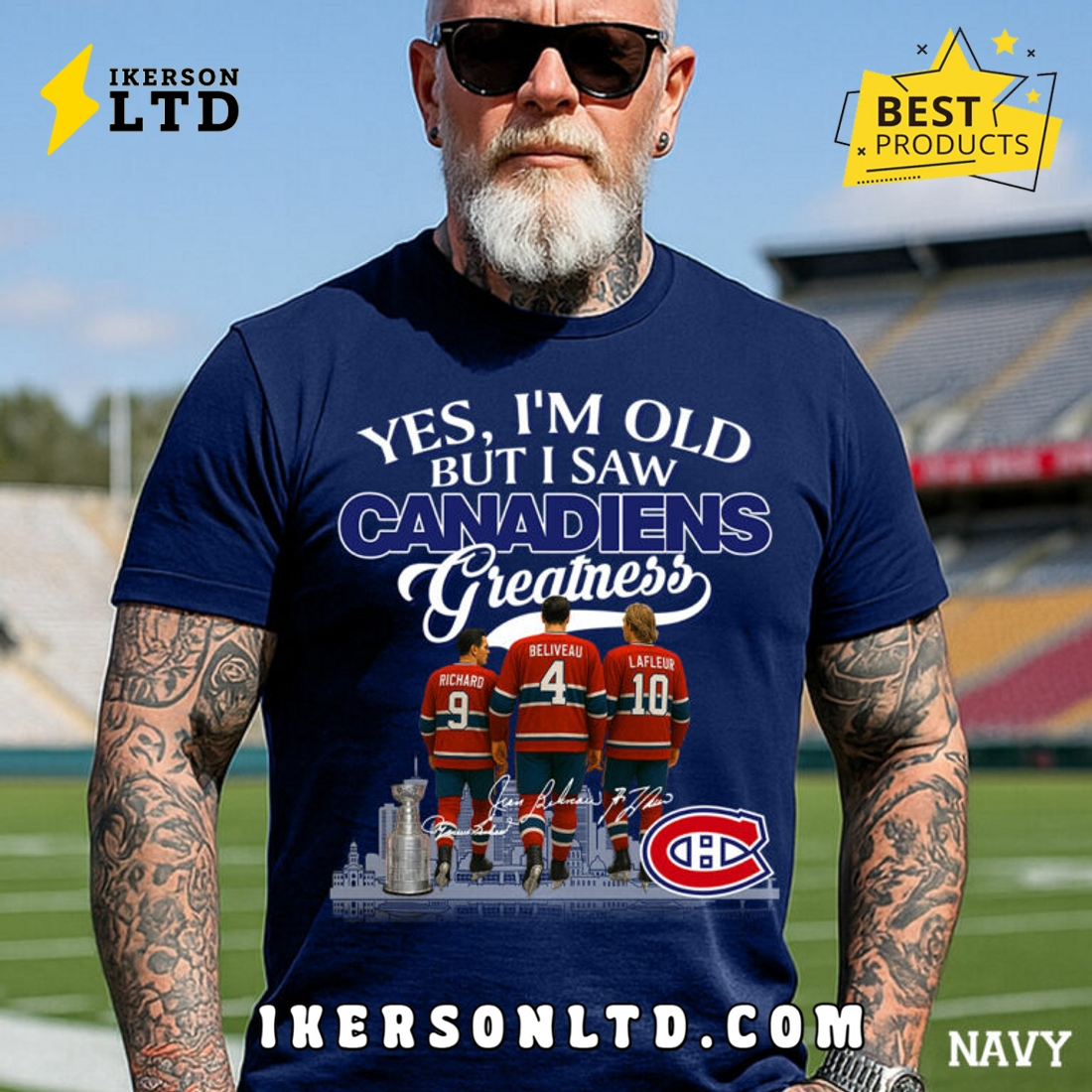 Yes, I’m Old But I Saw Montreal Canadiens Greatness Legends Tee Shirt Yes, I’m Old But I Saw Montreal Canadiens Greatness Legends Tee Shirt