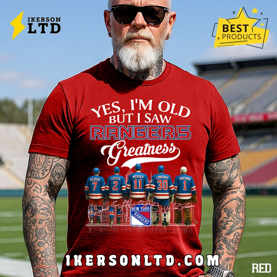 Yes, I’m Old But I Saw New York Rangers Greatness Legends T-Shirt Yes, I’m Old But I Saw New York Rangers Greatness Legends T-Shirt