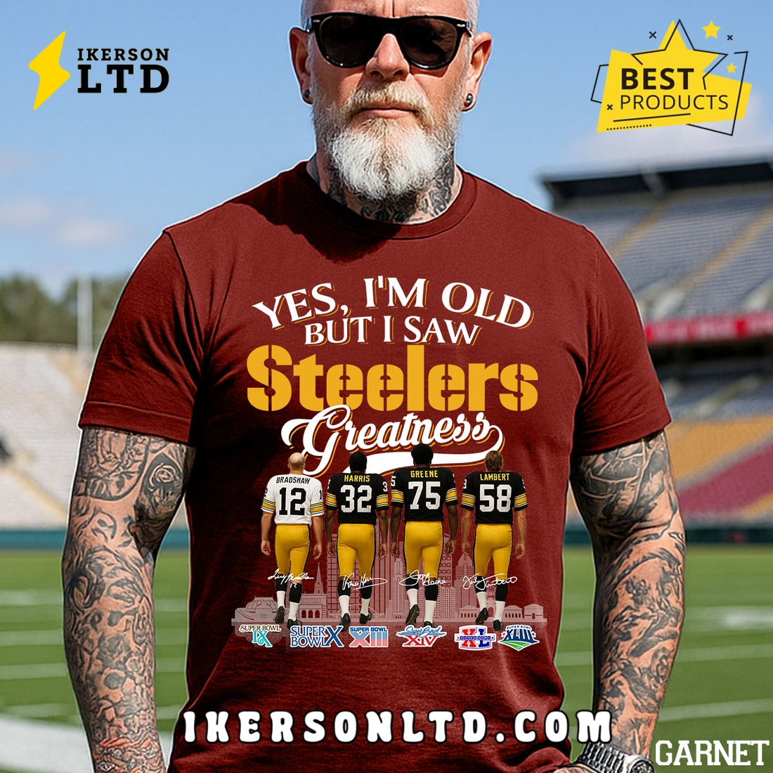 Yes, I’m Old But I Saw Pittsburgh Steelers Greatness Legends T-Shirt Yes, I’m Old But I Saw Pittsburgh Steelers Greatness Legends T-Shirt
