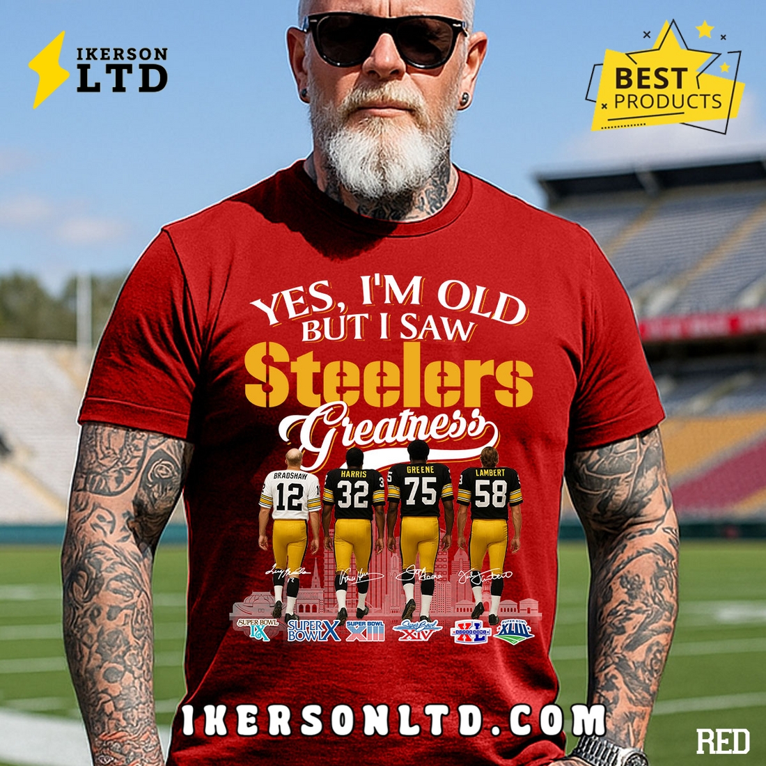 Yes, I’m Old But I Saw Pittsburgh Steelers Greatness Legends T-Shirt Yes, I’m Old But I Saw Pittsburgh Steelers Greatness Legends T-Shirt