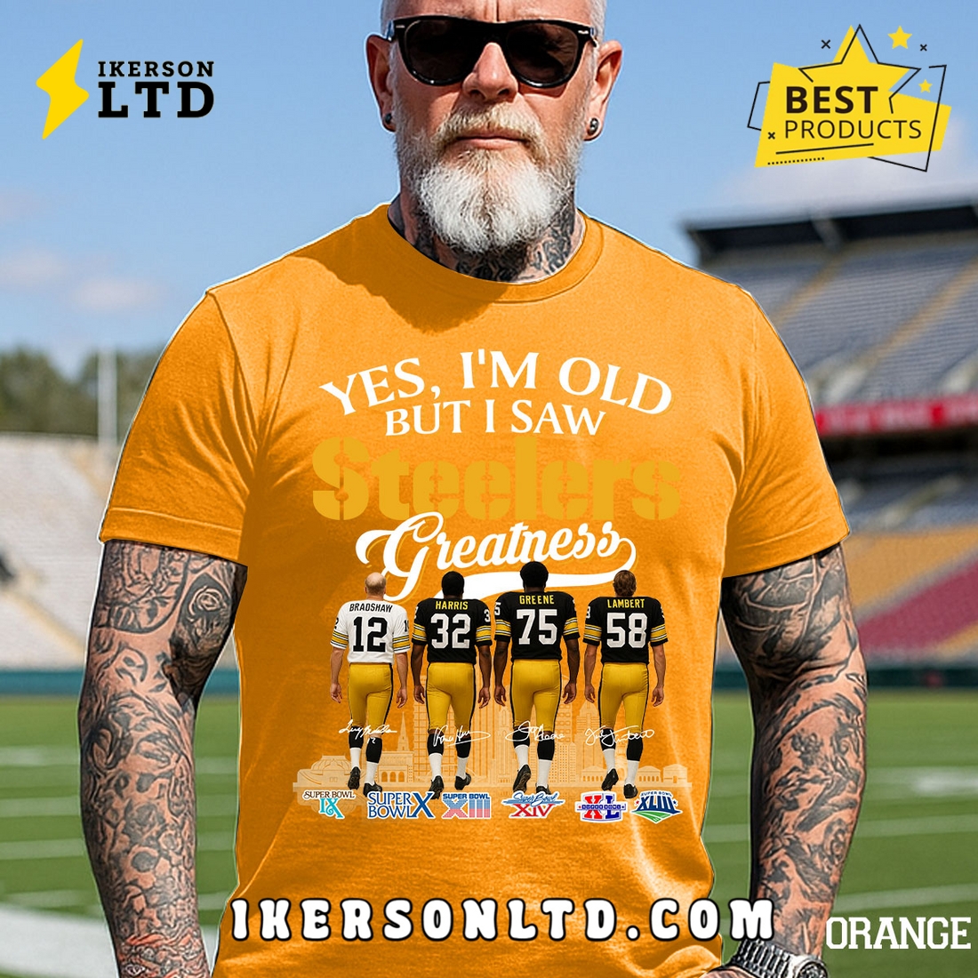 Yes, I’m Old But I Saw Pittsburgh Steelers Greatness Legends T-Shirt Yes, I’m Old But I Saw Pittsburgh Steelers Greatness Legends T-Shirt