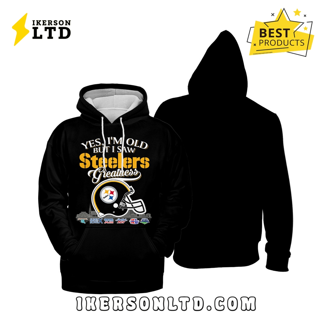 Yes, I’m Old But I Saw Pittsburgh Steelers Greatness T-Shirt Yes, I’m Old But I Saw Pittsburgh Steelers Greatness T-Shirt