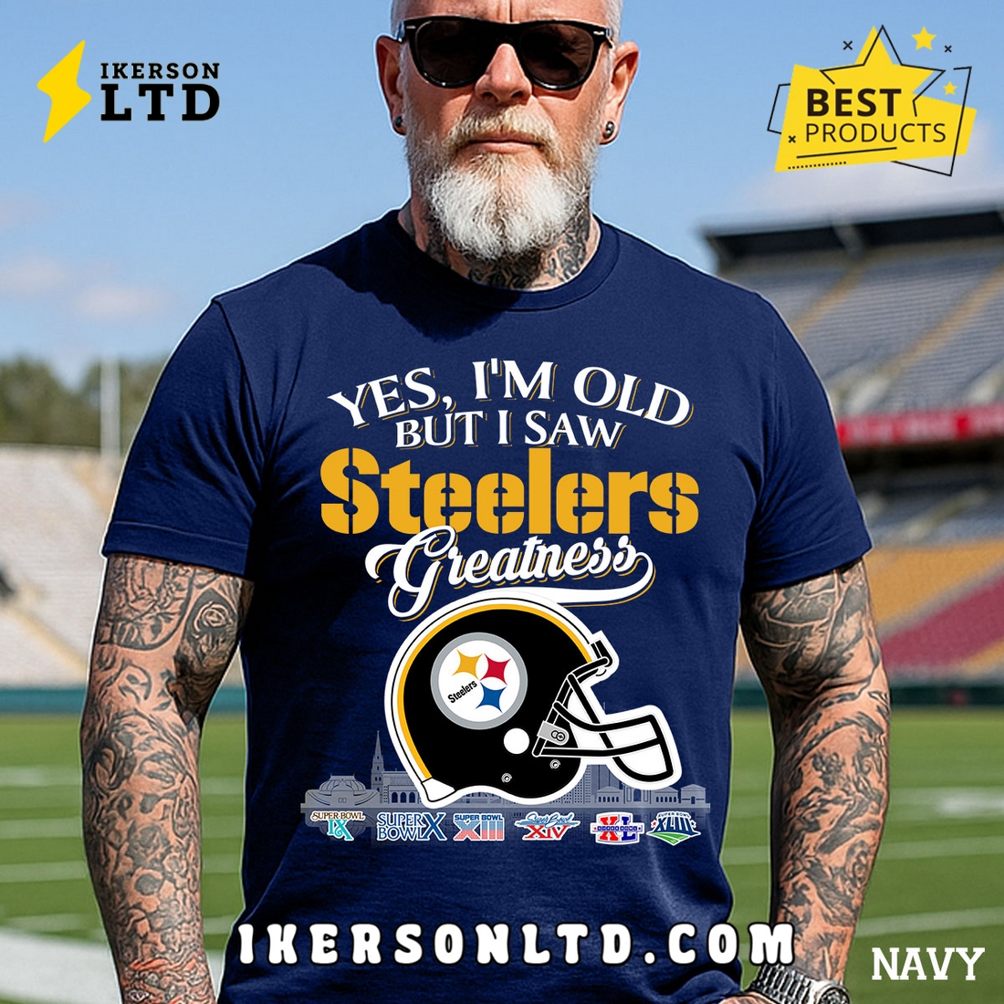 Yes, I’m Old But I Saw Pittsburgh Steelers Greatness T-Shirt Yes, I’m Old But I Saw Pittsburgh Steelers Greatness T-Shirt