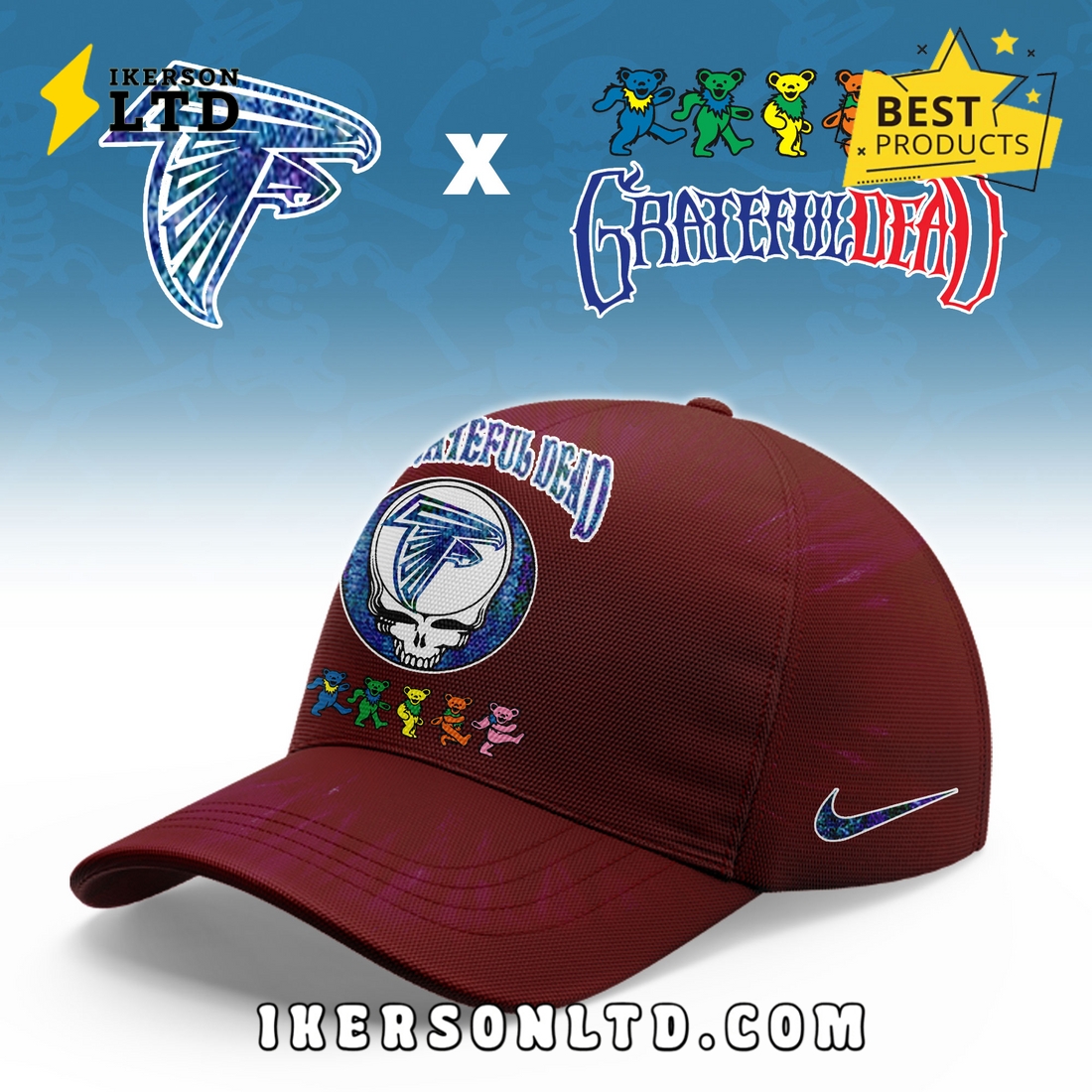 Atlanta Falcons Grateful Dead Limited Hoodie Atlanta Falcons Grateful Dead Limited Hoodie