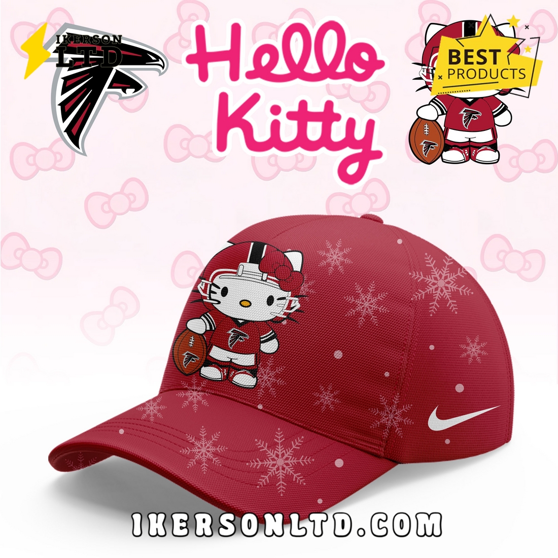 Atlanta Falcons Hellow Kitty Limited Hoodie Atlanta Falcons Hellow Kitty Limited Hoodie