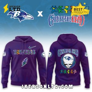 Baltimore Ravens Grateful Dead Limited Hoodie