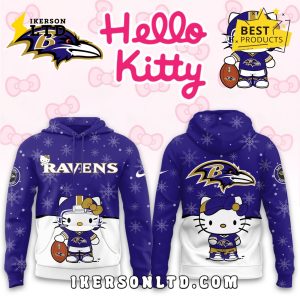 Baltimore Ravens Hellow Kitty Limited Hoodie