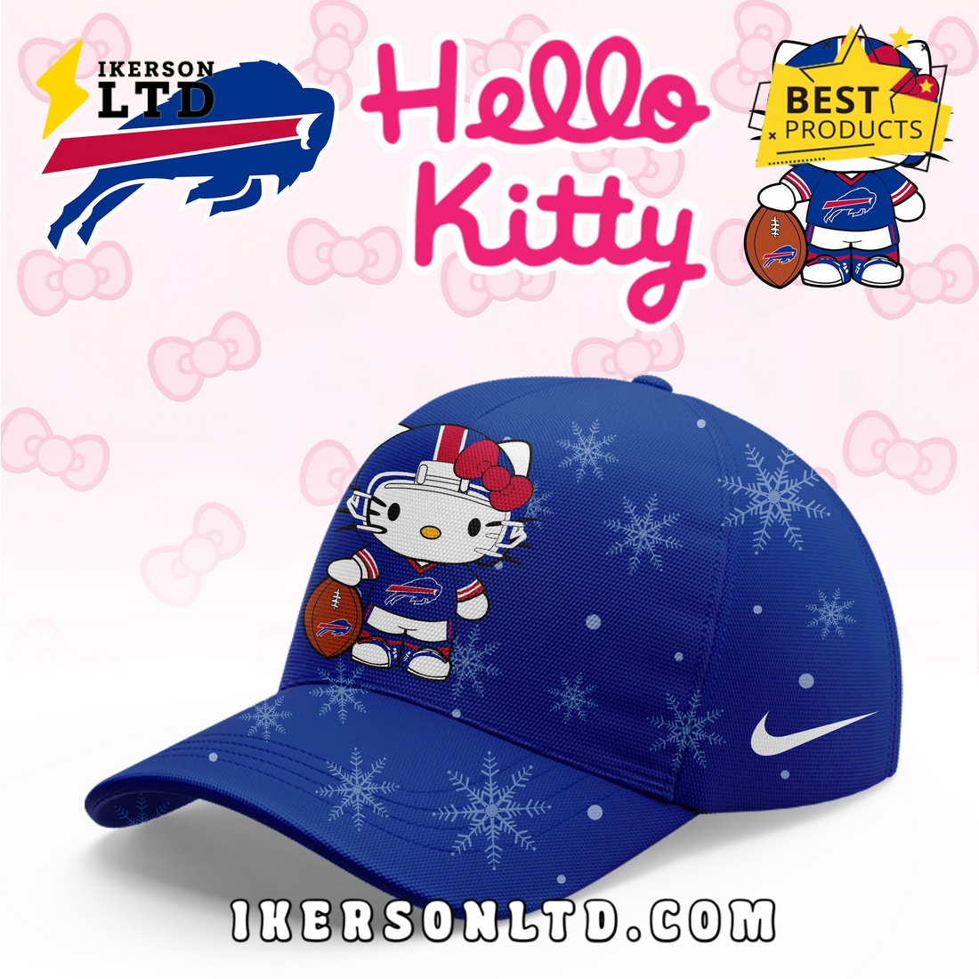 Buffalo Bills Hellow Kitty Limited Hoodie Buffalo Bills Hellow Kitty Limited Hoodie