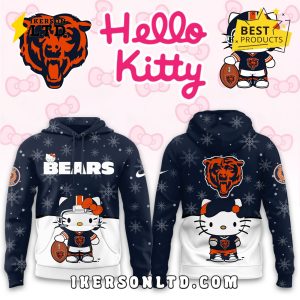 Chicago Bears Hellow Kitty Limited Hoodie