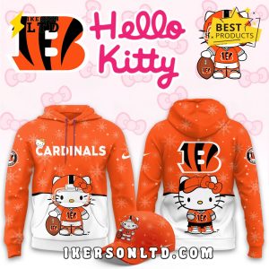 Cincinnati Bengals Hellow Kitty Limited Hoodie Cincinnati Bengals Hellow Kitty Limited Hoodie
