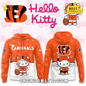 Cincinnati Bengals Hellow Kitty Limited Hoodie