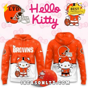 Cleveland Browns Hellow Kitty Limited Hoodie Cleveland Browns Hellow Kitty Limited Hoodie