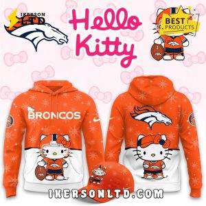 Denver Broncos Hellow Kitty Limited Hoodie Denver Broncos Hellow Kitty Limited Hoodie