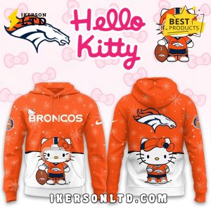 Denver Broncos Hellow Kitty Limited Hoodie