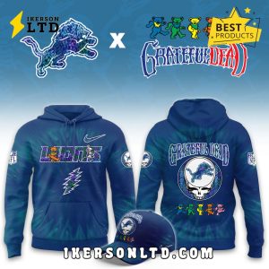 Detroit Lions Grateful Dead Limited Hoodie Detroit Lions Grateful Dead Limited Hoodie