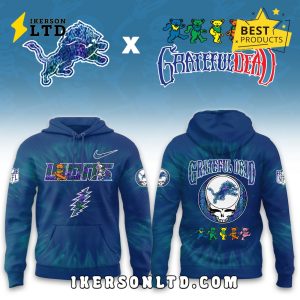 Detroit Lions Grateful Dead Limited Hoodie