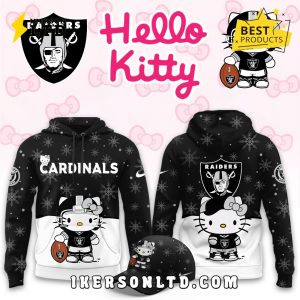 Las Vegas Raiders Hellow Kitty Limited Hoodie
