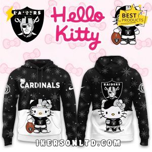 Las Vegas Raiders Hellow Kitty Limited Hoodie
